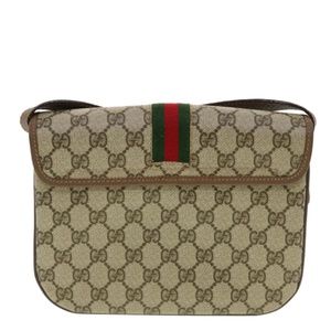 Gucci Ophedia Beige Canvas Shoulder Bag (Pre-owned
